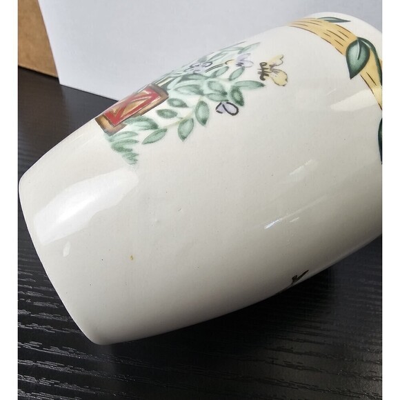 Thomson Pottery Birdhouse Mugs Vine Border Set of 4 - Picture 6 of 9